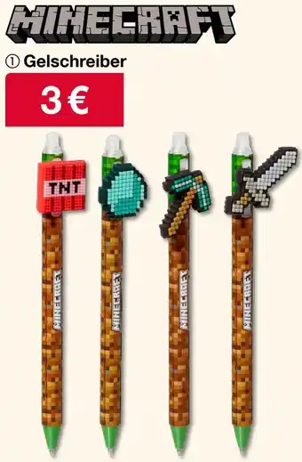 Woolworth Minecraft gelschreiber Angebot