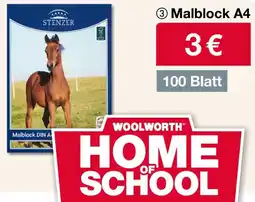 Woolworth Malblock A4 Angebot