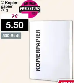 Woolworth Kopier- papier Angebot
