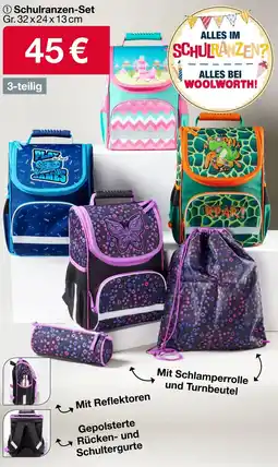 Woolworth Schulranzen-Set Angebot