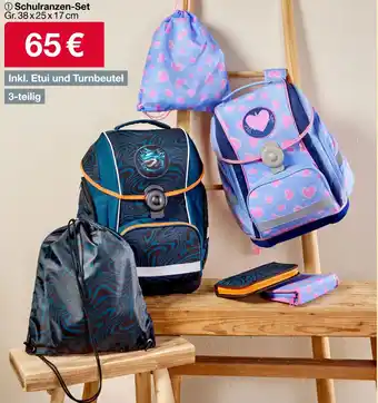 Woolworth Schulranzen-Set Angebot