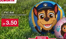 Woolworth PVC Ball Angebot