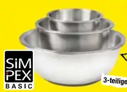 Maximarkt Simpex Basic Rührschüsselset Antislip Angebot