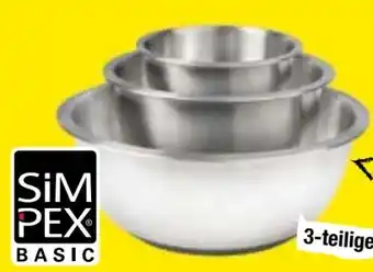 Maximarkt Simpex Basic Rührschüsselset Antislip Angebot