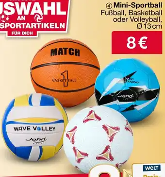 Woolworth Mini-Sportball Angebot
