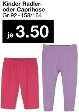 Woolworth Kinder Radler- oder Caprihose Angebot