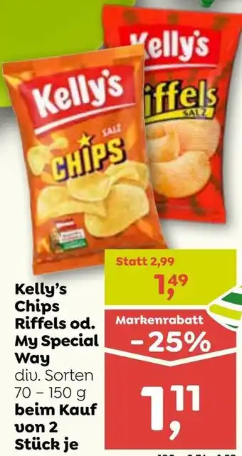 ADEG Kelly's Chips Riffels od. My Special Way Angebot