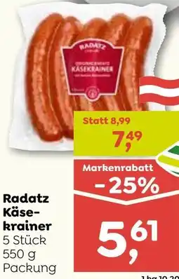 ADEG Radatz Käse- krainer Angebot