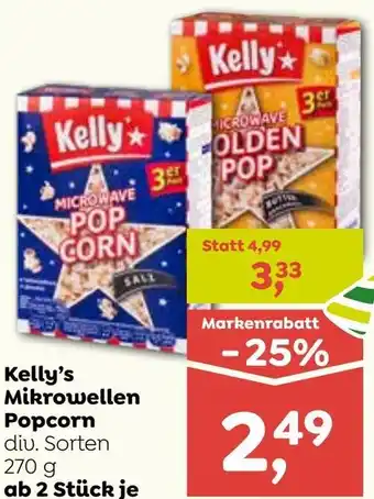 ADEG Kelly's Mikrowellen Popcorn Angebot