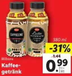 Lidl Milbona Kaffee- getränk Angebot