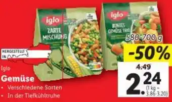 Lidl Iglo Gemüse Angebot