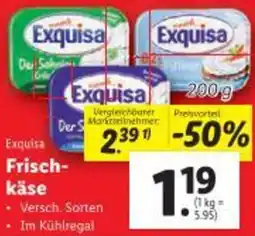 Lidl Exquisa Frisch- käse Angebot