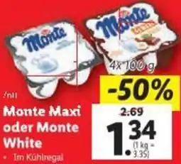 Lidl Monte Maxi oder Monte White Angebot