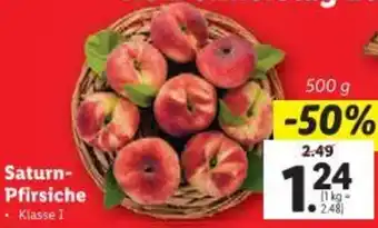 Lidl Saturn- Pfirsiche Angebot