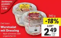 Lidl Chef Select Wurstsalat mit Dressing Angebot