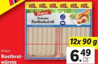 Lidl Dulano Rostbrat- würste Angebot