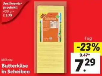 Lidl Milbona Butterkäse Angebot