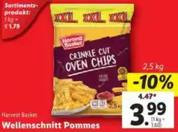 Lidl Harvest Basket Wellenschnitt Pommes Angebot