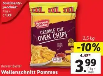 Lidl Harvest Basket Wellenschnitt Pommes Angebot
