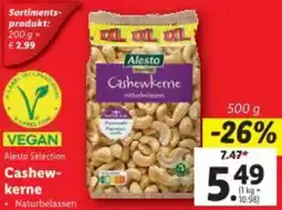 Lidl Alesto Selection Cashew- kerne Angebot