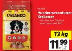 Lidl Orlando Hundetrockenfutter Kroketten Angebot