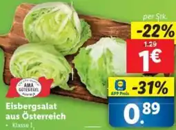 Lidl Eisbergsalat Angebot