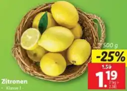 Lidl Zitronen Angebot