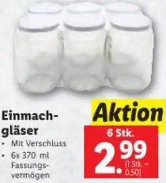 Lidl Einmach- gläser Angebot