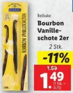 Lidl Belbake Bourbon Vanille- Vanille- schote 2er 2 Stk. Angebot
