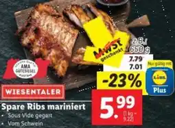 Lidl Spare Ribs mariniert Angebot