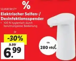 Lidl SILVERCREST Elektrischer Seifen-/ Desinfektionsspender Angebot