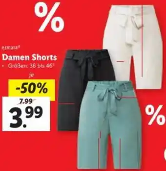 Lidl esmara Damen Shorts Angebot