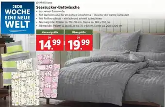 Lidl Seersucker-Bettwäsche Angebot