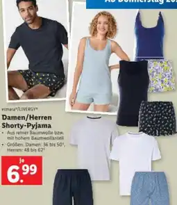 Lidl Damen/Herren Shorty-Pyjama Angebot