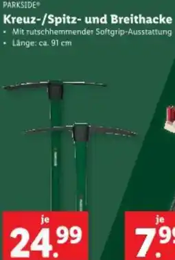 Lidl Kreuz-/Spitz- und Breithacke Angebot
