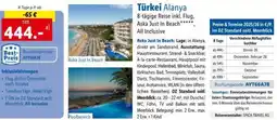 Lidl Türkei Alanya Angebot