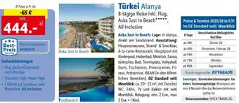 Lidl Türkei Alanya Angebot