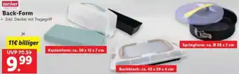 Lidl Back-Form Angebot