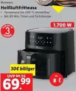 Lidl Masterpro Heißluftfritteuse Angebot