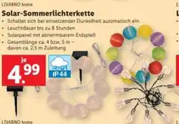 Lidl Solar-Sommerlichterkette Angebot