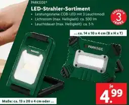 Lidl LED-Strahler-Sortiment Angebot