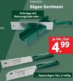 Lidl PARKSIDE Sägen-Sortiment Angebot