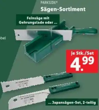 Lidl PARKSIDE Sägen-Sortiment Angebot