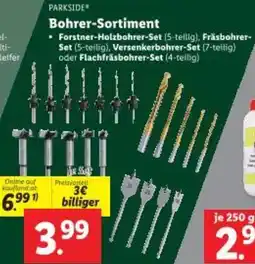 Lidl Bohrer-Sortiment Angebot