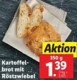 Lidl Kartoffel- brot mit Röstzwiebel Angebot