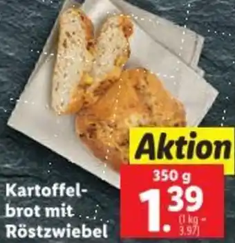 Lidl Kartoffel- brot mit Röstzwiebel Angebot
