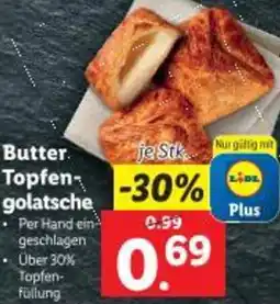 Lidl Butter Topfen- golatsche Angebot