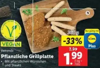 Lidl Vemondo Pflanzliche Grillplatte Angebot