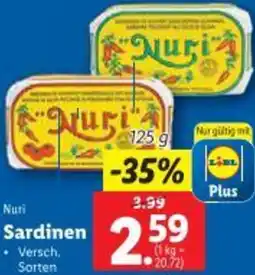 Lidl Nuri Sardinen Angebot