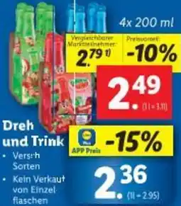 Lidl Dreh und Trink Angebot